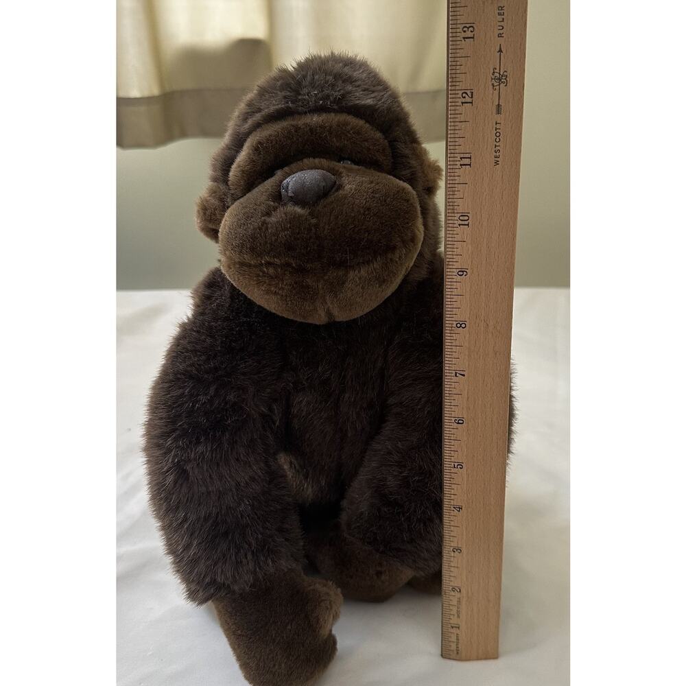 Vintage 80s Gorilla Riller Plush 12.5” Korea Brown Monkey Stuffed Animal Walmart - Picture 9 of 9